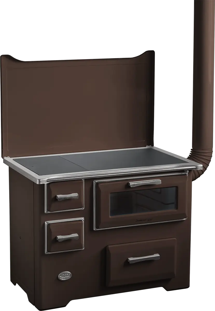 MBS Šporet na čvrsto gorivo  SD 9 RS braon, desni